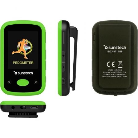 Reproductor MP4 Sunstech IbizaBT/ 4GB/ Pantalla 1.8"/ Radio FM/ Verde Reproductor MP4 Sunstech IbizaBT/ 4GB/ Pantalla 1.8"/ Radio FM/ Verde